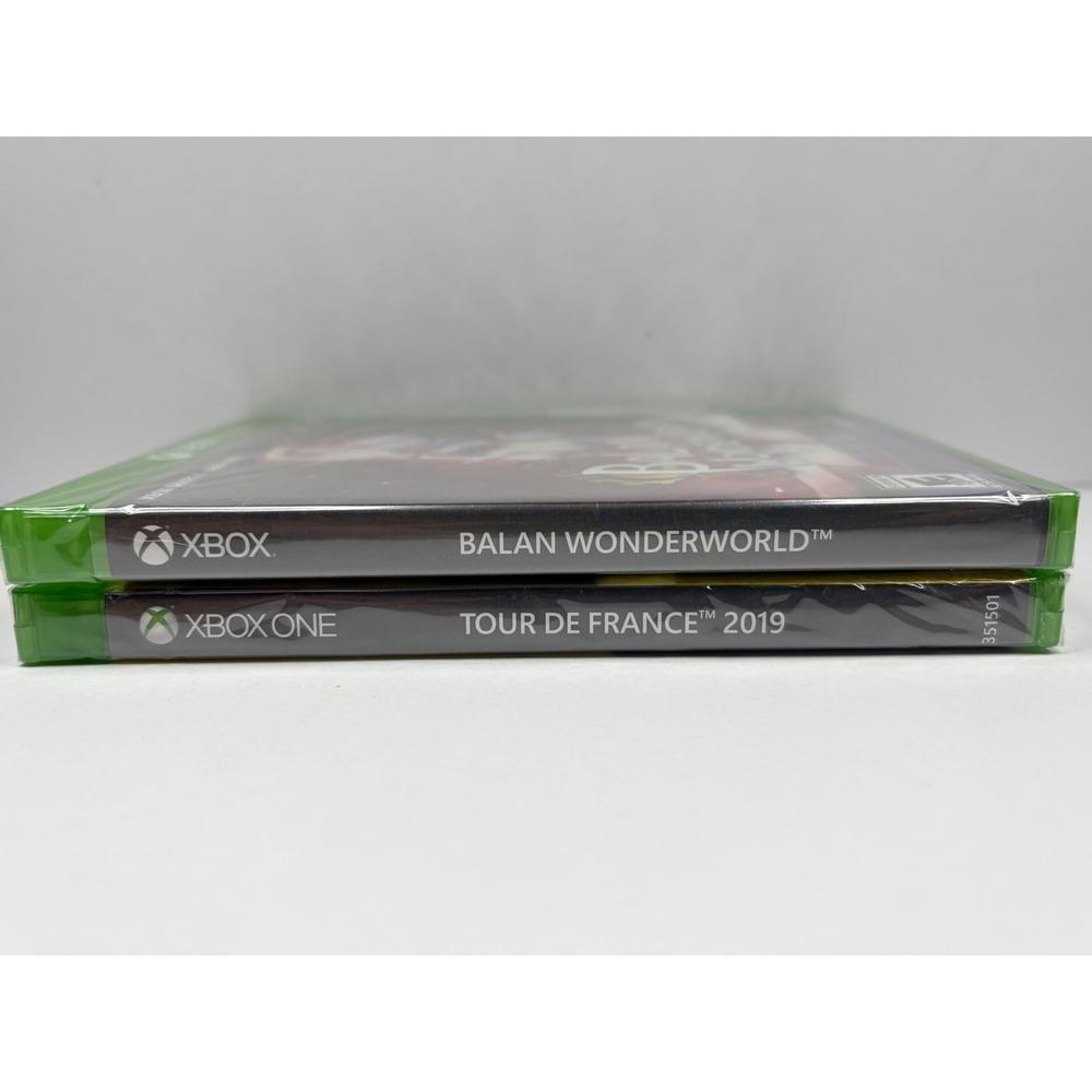 Xbox One Game Bundle Balan Wonderworld and Tour De France 2019 Factory Sealed
